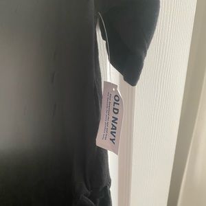 Black Plus Size Side Tie Cotton Dress